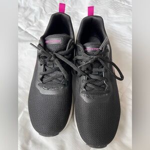 Skechers Women's Black and Pink Athletic Shoes